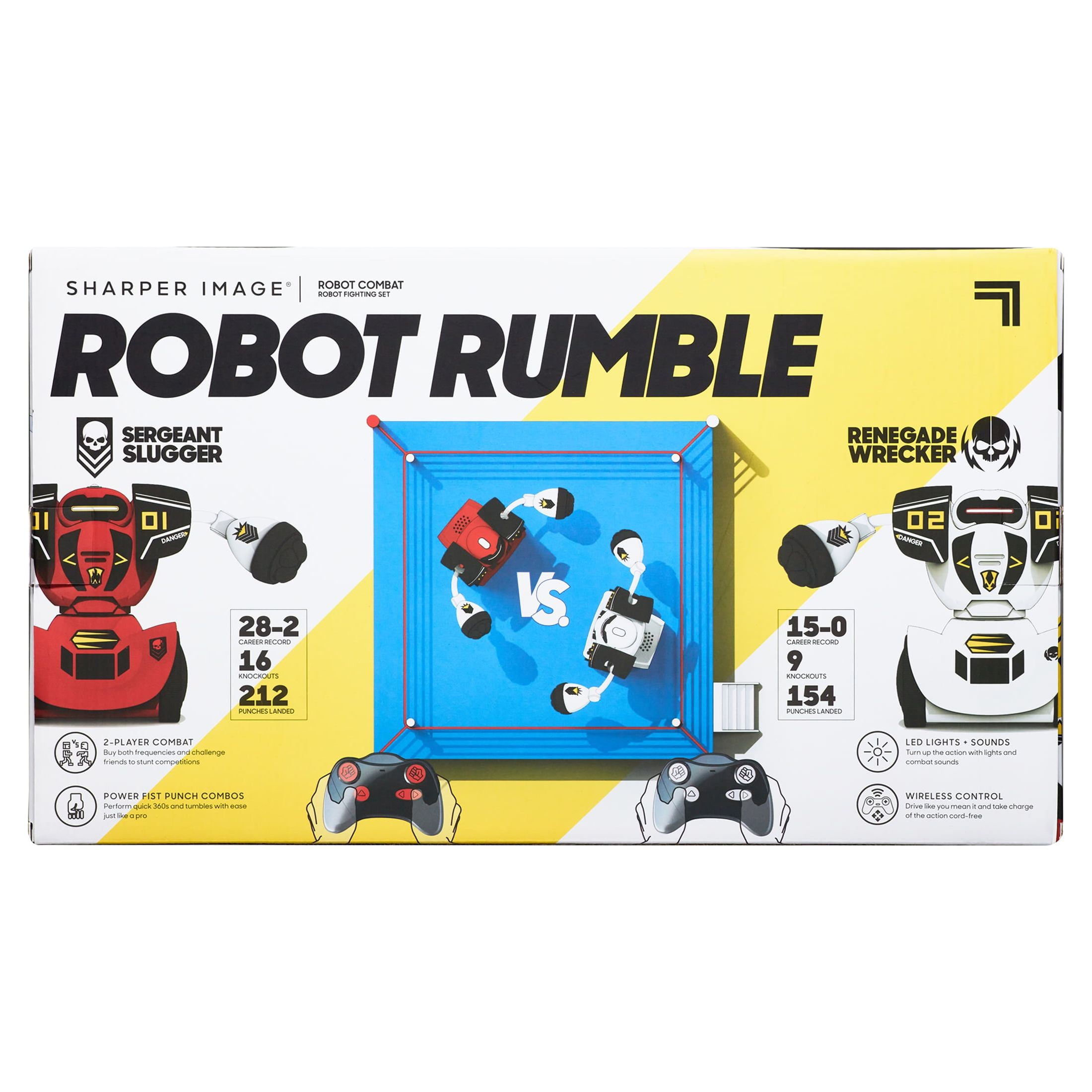  Sharper Image® Robot Combat Set, 2-Player Remote Control RC  Battle Robots for Kids & Family, LED Lights & Sound Effects, Wireless  Infrared Technology, Fun Electronic Fighting Game, Exciting Gift Idea 