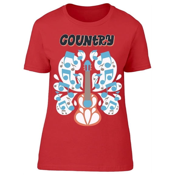 Hand Drawn Country T-Shirt Women -Image by Shutterstock, Female XX-Large