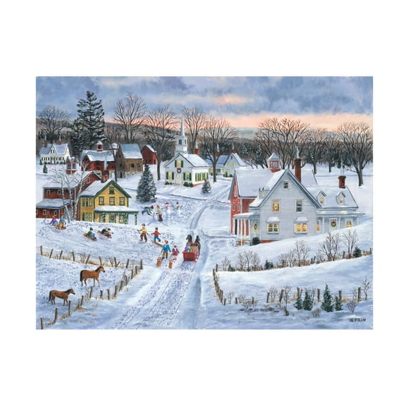 Canvas Wall Art - Bob Fair 'Joyful Season' Wall Art for Living Room, Bedroom, or Office DÃ©cor by Trademark Fine Art - 24 x 18 Inches