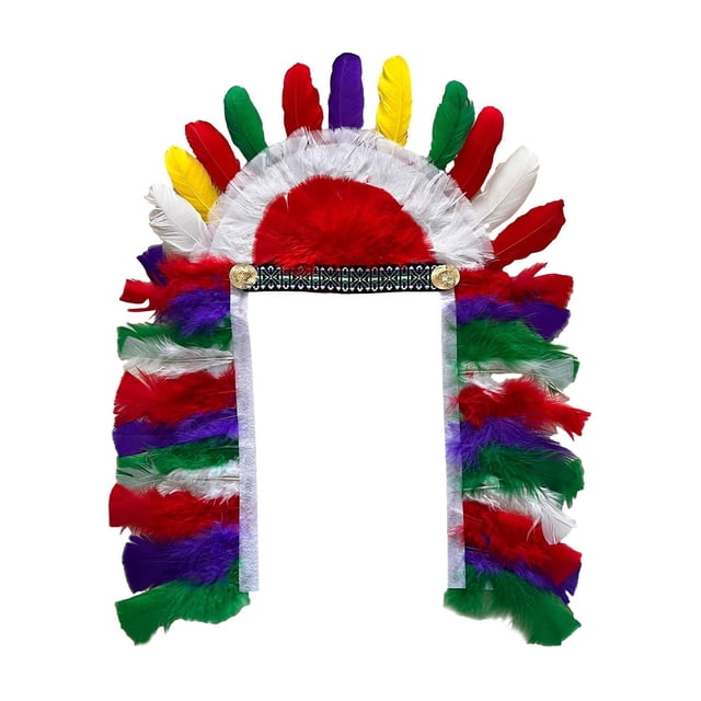 Tocado de plumas Yinane Diadema Tocado indio Estilo A
