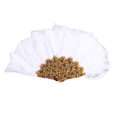 thumbnail image 1 of Abanico de plumas para novia, boda, plegable, elegante, para fiesta, baile, de mano Blanco, 1 of 7