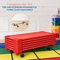 thumbnail image 6 of ECR4Kids Stackable Kiddie Cot, Ready-to-Assemble, Standard Size, Red, 6-Pack, 6 of 9