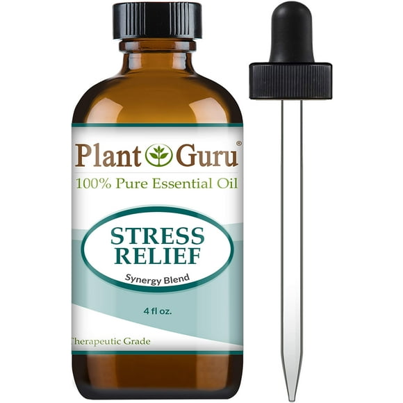 Stress Relief Blend Essential Oil 4 oz 100% Pure, Undiluted, Therapeutic Grade.