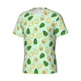 thumbnail image 5 of Vsdgher Avocado Print Men's Dry Fit Mesh Athletic Shirts Moisture Wicking Tennis T-Shirt Tops, 5 of 9
