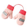 thumbnail image 4 of Children's Winter Mittens Snow Gloves for Boys Girls Knit Thermal Ski Handwear, 4 of 7