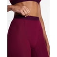 thumbnail image 3 of No Boundaries Cotton Stretch Ribbed Boxer Shorts, Women's XS-XXXL, 3 of 4