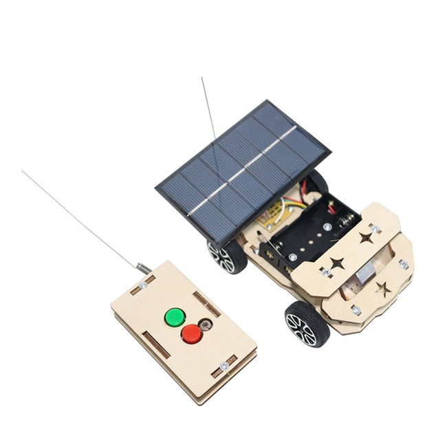 Modelo De Coche Con Control Remoto Inalámbrico Solar, Proyecto De Construcción De Motor Eléctrico Respetuoso Con El Medio Ambiente Para La Enseñanza Educativa