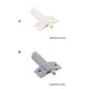 thumbnail image 3 of Speravity Accesorios de amortiguación para cocina, puerta de armario de plástico, muebles, dispositivo montado anticolisión, cajón de parada, Herramientas y ferretería Blanco, 3 of 6