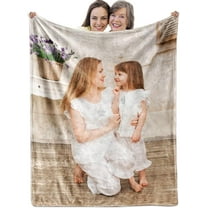 Custom Blanket with Picture, Customized Throw Photo Blankets Personalized Birthday Gifts for Women, Mother in Law, Grandma Family Anniversary Christmas - 9 Photos Collage