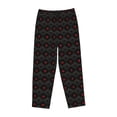 thumbnail image 4 of Goofa Red Poker Printed Soft Pajama Pants for Women, Wide Leg Comfy Casual Lounge Yoga Pants-X-Large, 4 of 9