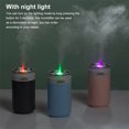thumbnail image 3 of Humidificador de aire Inteprter Difusor de nebulización 200 ml con luz nocturna Negro, 3 of 6