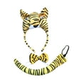 thumbnail image 4 of Animal Headband Tail Bowtie Set Halloween Cosplay for Performance Kids Party Tiger, 4 of 7