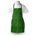 thumbnail image 3 of Green Apron Retro Spring Freshness Themed Abstract Leaf Design Vertical Wavy Twigs, Unisex Kitchen Bib Apron with Adjustable Neck for Cooking Baking Gardening, Fern Green Pale Green, by Ambesonne, 3 of 3