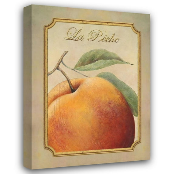 Delphine Corbin 14x18 Gallery Wrapped Canvas Wall Art Titled - La Peche