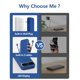 thumbnail image 3 of Cargador portátil Power Bank de 1200 mAh con cables integrados, 3 of 9