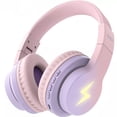 thumbnail image 1 of Auriculares Bluetooth Diadema Inalámbricos Para Niños 45h Rosa/Morado, 1 of 4