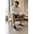thumbnail image 6 of Men's Casual Sneakers, Faux Leather Lace-Up Low Top Walking Shoes, Everyday Fashion Shoes, 6 of 7