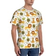 thumbnail image 2 of Bixox Men's Tiger Lion Printed Short Sleeve Skinny Athletic T-Shirt, 2 of 6