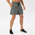 thumbnail image 2 of NWT Men Shorts Mesh Lining Drawstring Elastic Waist Short Sports Men shorts Beach Shorts Men Leisure Stretch Short Size S-XL, 2 of 6