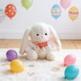 thumbnail image 5 of Easter Bunny Plush Toy with Festive Spring Design, Soft Faux Fur Stuffed Animal for Home Display, Decorative Seasonal Bunny Doll for Spring Celebrations and Holiday Decorations, 5 of 6