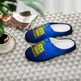 thumbnail image 6 of Mens Cozy Slippers Geometry Dash Geometry Dash Warm Soft Plush Slipper Slip-on House Shoes for Home Indoor Outdoor, 6 of 7