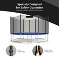 thumbnail image 2 of Spaco 8 ft Trampoline Safety Replacement Protection Enclosure Net, Bounce Trampoline for Outdoor as Garden, Park, 2 of 9