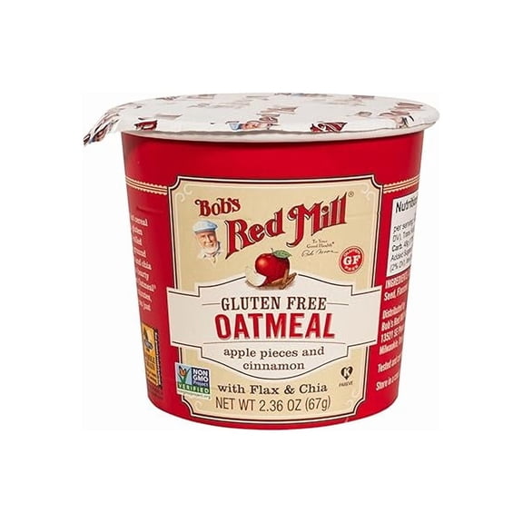 Bob's Red Mill Gluten Free Oatmeal Cup, Apple/Cinnamon