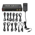 thumbnail image 3 of Multi Effect Power Supply, Less Interference Metal Shell Circuit Protection 10 Ways Pedal Power With 5V 1A USB Output For Electric Guitar US Plug 100-240V, 3 of 8