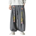 thumbnail image 2 of Baggy Jeans for Men Wide Leg Casual Denim Pants for Comfortable Stretch Solid Color Fall Travel Long Jeans with Pocket Grey XL, 2 of 5