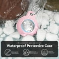 thumbnail image 3 of Compatiable with Apple AirTags Holder, Waterproof for AirTags Holder Keychain, Anti-Scratch & Shock Air TagHolder Case,Men's Women's Keyrings & Keychains, Cover for Dog,Car Key,Luggage -Black, 3 of 7