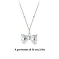 thumbnail image 3 of Bow Bow Collar de Arco Blanco, 3 of 6