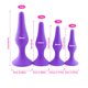 thumbnail image 2 of Tapón anal de silicona, paquete de 4 tapones anales, juego de entrenamiento para principiantes, usuarios avanzados con base, juguetes sexuales de próstata, entrenador sexual anal, tapones anales de si, 2 of 8