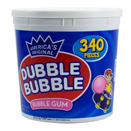 Product of Dubble Bubble Bubble Gum Tub 340 Ct.