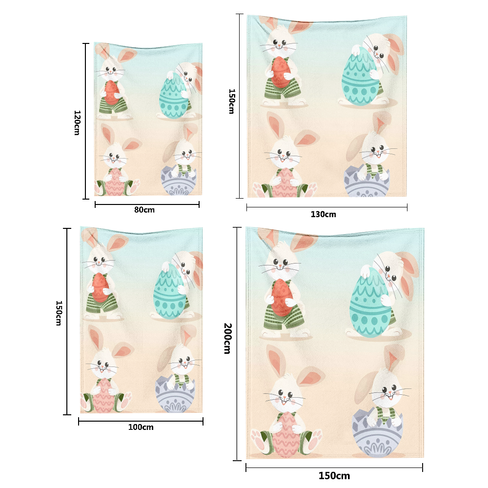 Spring Decorative Blanket For Office, Bed, Sofa 3D Printed Throw Travel