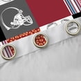 thumbnail image 4 of Feelyou Rugby Sports Blackout Curtains Set of 2 (52x84 Each), Patchwork Window Curtains, 4 of 6