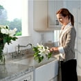 thumbnail image 3 of Houzer Platus 30 in White Fireclay Apron Front Farmhouse Single Bowl Kitchen Sink - PTS-4118 WH, 3 of 9