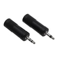 thumbnail image 3 of CHENGSI Headphone Adaptor Connector 6.35mm Male to 3.5mm Female Stereo Audio Aux Adapter 1/8 Inch to 1/4 Inch Headphone Jack Adapter for Guitar Amplifier, Headphone, Microphone, 4 Pack, 3 of 8