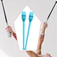 thumbnail image 1 of 2 Piezas Clubes de Gimnasia Rítmica Bastones Insertables para Danza Palos de Práctica Accesorios para Coreografías Material Pp de Alta Resistencia Fác azul, 1 of 8