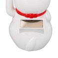 thumbnail image 3 of NFTIGB 4.5-inch Solar Powered Smiling Fortune Cat Ornament Automatic Hand Waving Lucky Figurine for Car Dashboard Desk White, 3 of 9