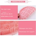 thumbnail image 3 of Silicone Massage Bath Mat, Silicone Bath Mat, Shower Scrubber with Non-Slip & Suction Cups for Back, Foot (2PCS-A), 3 of 7