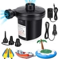 thumbnail image 1 of fafa-Electric Air Pump for Inflatables Air Mattress Pump with 3 Nozzles Portable Quick-Fill Air Pump 110V AC/12V DC Inflator/Deflator for Air Beds Swimming Ring Inflatable Pool Toys, 1 of 4
