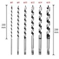 thumbnail image 2 of 6Pc Woodworking Hole Opener Set 6-16mm High Carbon Steel Hole Expander is Suitable for Wood Processing., 2 of 5