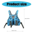 thumbnail image 5 of SIEYIO Comfortable Adjustable Fishing Vest with MultiPockets Fly Fishing Chest Pack, 5 of 20