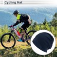 thumbnail image 2 of Sombrero de ciclismo Unique Bargains Mantener Caliente Forro de Casco Algodón Gris Oscuro 11.02"x11.02" 1 Pcs, 2 of 6