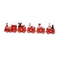 thumbnail image 1 of Christmas Smowman Bear Train Model Desktop Ornament Kids Toy  Holiday Gift, 1 of 7