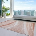 thumbnail image 6 of Addison Rugs Chantille Indoor/Outdoor Transitional Swirls Salmon Washable Rectangle Rug, 2'6" x 3'10", 6 of 6
