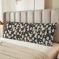 thumbnail image 6 of Junzan Body Pillow Cover Flowers Throw Pillow Covers Long Pillow Case Protector Decorative For Bedroom,Couch,Home Gifts 20"X54", 6 of 8