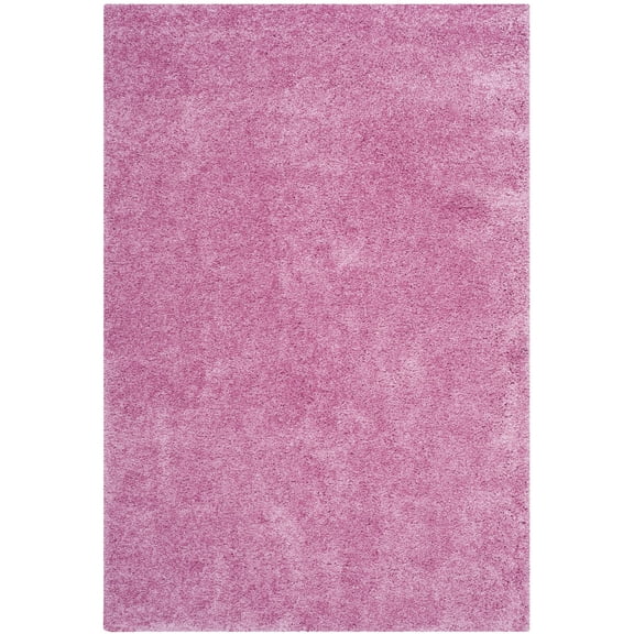 SAFAVIEH California Plush Solid Shag Area Rug, Pink, 5'3" x 7'6"