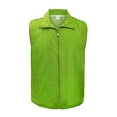 thumbnail image 1 of TOPTIE Gilet d'Activité de Supermarché à Fermeture Éclair Complète - Vert Vif - TTG, 1 of 4