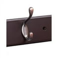 thumbnail image 5 of BirdRock Home Hook Coat and Hat Rack - 6 Hooks - 27 Inches - Wall Mount - Decorative Home Storage - Entryway Foyer Hallway Bathroom Bedroom Rail - Oil Rubbed Bronze Hooks - Dark Brown, 5 of 6